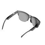 LUCKKY Intelligente Bluetooth-Brille, Intelligente Audio Sonnenbrille, Leichte Bluetooth 5.3-Brille, Polarisierte Sonnenbrillen Radsport-Brillen Herren Damen, Intelligente Outdoor-Brille (Grau)