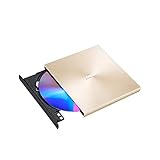 ASUS ZenDrive U8M (SDRW-08U8M-U) externes DVD-Laufwerk/Brenner (USB-C-Schnittstelle, kompatibel mit Windows und Mac OS, M-DISC-Unterstützung, umfangreiche Backup-Lösungen) gold