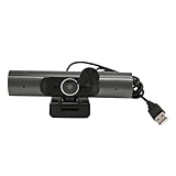 Zunate USB Webcam mit Mikrofon, Streaming Webcam mit Sichtschutzabdeckung, Plug and Play Webkamera für Videoanrufe, Lernen, Konferenzen