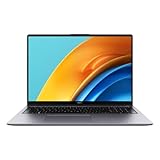 HUAWEI MateBook D16 | 16' Fullview Display | Intel Core i5-12450H | 16GB RAM | 512GB SSD | Windows 11 | QWERTZ | Schlankes Metallgehäuse | Fingerabdrucksensor | Numpad | TÜV Rheinland Low Blue Light