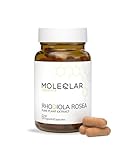 MoleQlar Rhodiola Rosea Kapseln 60 Stück - 500 mg Rosenwurz-Extrakt pro Portion - Stabiler Rosavin (3%) und Salidrosid-Gehalt (1%) - Praktischer Monatsvorrat - Laborgeprüft in DE