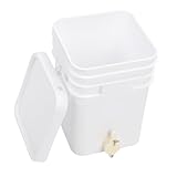 JTLB 20l Honigeimer mit Tor, Deckel, 39 X 27 X 27 Cm, für die Bienenzucht, Sammlung und Fütterung