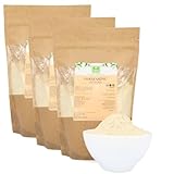 Natürliches Hirsemehl Gold von der Grünen Essenz – Goldhirse – Hirse fein gemahlen - Gelbe Braunhirse gemahlen - Millet Flour - Hirsevollkornmehl(3 Kilogramm)