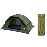 Night Cat 1 Person Camping Zelt Wasserdicht Rucksackzelte und Aufblasbare Lsomatte für Rucksackreisen Wandern Outdoor Festivals