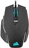 CORSAIR M65 RGB ULTRA Wired Tunable FPS Gaming-Maus - 26.000 DPI - Optische Schalter - Gewichtssystem - AXON Hyper-Processing-Technologie - iCUE-Kompatibel - PC, Mac, PS5, PS4, Xbox - Schwarz