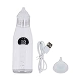 Nasensekretsauger Elektrisch mit Musik, Elektrischer Nasensauger Baby Staubsauger, Nasal Aspirator Electric mit 2 Silikondüsen und 9 Einstellbaren Saugstufen, Usb-Aufladbar LCD-Display
