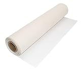 Paintersisters® Leinwand auf Rolle - 60cm x 15m, 325gr/m², mehrfach grundiert zum Malen, Drucken, festes Gewebe Baumwolle - Polyester-Mix, Leinwandrolle Polycotton