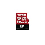 Patriot EP Series 256GB Micro SDXC, V30, A2, Class 10, U3, UHS-I, A2, 4K Speicherkarte - PEF256GEP32MCX