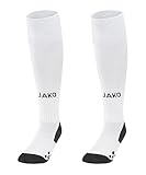JAKO Unisex Stutzenstrumpf Allround, Weiß, 43-46