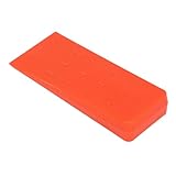 Tomantery 20,3 cm Robuster ABS-Holzspaltkeil Zum Schutz vor Kettensägen, Sicherer Schnitt Beim Fällen von Bäumen, Holzspaltkeil Zum Holzfällen (Orange)