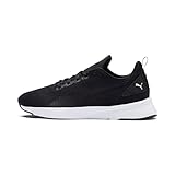 PUMA Unisex Adult Flyer Runner Laufschuhe, Schwarz Puma Black Puma Black Puma White, 42 EU