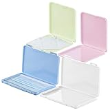 PEARL Case: 4er-Set Masken-Aufbewahrungs-Etuis, staubdicht und hygienisch, bunt (Maskenaufbewahrung, Maskenetuis, Mundschutz)