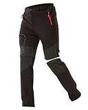 ZOEREA Wanderhose Herren Convertible Shorts Schnelltrocknend Outdoorhose Leichtgewicht Draussen Klettern Gehende Reiten Funktionshose