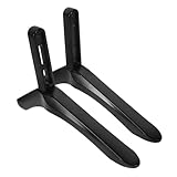 DOITOOL Tv-standfuß Tv Basishalterung mit Schrauben für Tischmontage Tv Bodenhalterung für Wohnzimmer Schlafzimmer Büro ohne Bohren Schwarz