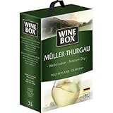 Wine Box Müller-Thurgau Weißwein halbtrocken, 4er Pack (4 x 3 l)