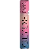 Glyde Dams STRAWBERRY - 4 Latex-Schutztücher - Pink gefärbt - Lecktücher mit Erdbeerduft