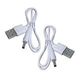 FIXOSHEE 2 Stück USB Dc Ladekabel Stecker Langlebiges Multi use Kabel für Kamera Tablet Lautsprecher USB Dc Stromkabel Kompatibel mit Ladegeräten