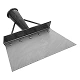 ANDRESLAD Multifunktionale Metall Gartenreinigungsschaufel ohne Griff Robustes Grab und Eiskratzwerkzeug für Geflügelmist und Landwirtschaft Vielseitiges Landschaftsbau Handgerät