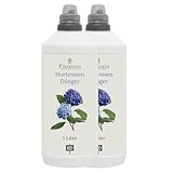 Floravera Premium Hortensien Bio-Flüssigdünger 1 Liter Hortensiendünger Dünger (2 Liter (1 Liter Doppelpack))