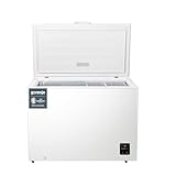 Gorenje FH30EAW Gefriertruhe/Höhe 111,4 cm/Gefrieren 297L/ LED Beleuchtung/Mit Hochleistungsrollen/FastFreeze/Sicherheitsschloss, Weiß