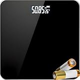 Digitale Körperwaage bis 250kg mit Bluetooth & App, XXL Plattform (50x50cm), BMI Analyse, Präzisionswaage für Personen, inkl. Gewichtsanzeige in kg/lb