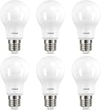 Linkind 8.2W E27 Energiesparlampe, ersetzt 60W Lampe, 2700K Warmweiß A60 Edison Birne, 220° Abstrahlwinkel, nicht Dimmbar, E27 LED Leuchtmittel, 6 Stück