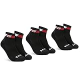 GripGrab Classic Low Cut 1er und 3er Set Kurze Sommer Fahrradsocken Rennrad Mountainbike Indoor Cycling Radsport Socken