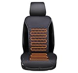LUSRAIT Sitzkissen, Bequemer Sitzbezug Mit Voller Rückenlehne, Universelles Sitzauflage für den Vordersitz im Winter