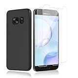 TPLTECH 3 in 1 Set Panzerglas für Samsung Galaxy S7 Schutzfolie, Hülle [2 Stück Panzerglas+1 Handyhülle] 9H Härte Panzerfolie, Stoßfest, Anti-Bläschen Anti-Staub Schutzglas Displayschutzfolie