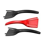 Kisangel 3 Stück Drehen Sie Den Spatel Um Küche Unerlässlich Pfannenwender Zange Fischspatel Zangenklemmen Kochspatelzange Küchenzange Schlagende Schaufel Pfannenwender Zum Kochen Nylon