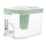 LIGIGWASH Haushalts wasserkanister mit Auslaufhahn Großer Kühlschrank wasserbehälter für Kaltes Wasser Bpa frei Luftdicht Verschließbar für Fruchttee und Saftaufbewahrung