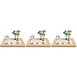 Abaodam 3 Sätze Ocean Sand Tischdekoration Mini-Desktop-Sandbox-Zubehör Sandlandschaft scheibengardinen Miniatur-Ozeangarten-Sandspielzeug Ozeangarten Sandkasten Strand schmücken Ornamente