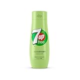 SodaStream Sirup 7UP free - 1x Flasche ergibt 9 Liter Fertiggetränk, Sekundenschnell zubereitet und immer frisch, Seven Up ohne Zucker 440 ml