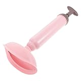 Toyvian Praktischer Toilettenpömpel mit Langem Griff Leistungsstarker Abflussreiniger für Verstopfte Toilette Saugstarkes Reinigungswerkzeug für Bad und Wc Leicht und Langlebig