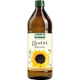 Bio-Bratöl Klassik aus High-Oleic Sonnenblumenkernen von Byodo – Feinstes Bio-Öl, 3 x 0,75 l Flasche, Hocherhitzbar & milder Geschmack, Zum Braten, Grillen & Frittieren, Vielseitig einsetzbar, Vegan