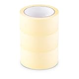 Scley Abdeckband, Kreppband Breite 48mm, Länge 33m, 3 Stück Malerband, Malerkrepp gelb, Klebeband für Malerarbeiten Serie *545*, A0303-450148