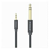 OISE ART STORE Trade Shop - 3,5 mm AUX-Klinkenkabel auf 6,5 mm Audio Stereo Hohe Qualität 3 Meter Ajack-05 -