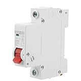 DC-Leitungsschutzschalter, DC Trennschalter DZ47-63Z-1P 250V 63A für Photovoltaik-Systeme, Thermisch-Magnetische Auslösung, 35 mm DIN-Schienenmontage, PV Trennschalter, Trennschalter Solaranlage