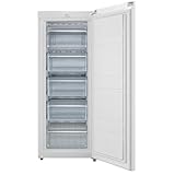 Comfee RCU160WH2(E) Gefrierschrank/142cm hoch/160L Gefrierteil/183 kWh/Jahr/Türanschlag wechselbar/Hochwertiger GMCC-Kompressor/Temperaturregelung/Verstellbare Standfüße/Weiß