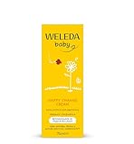 WELEDA Bio Baby Calendula Wundschutzcreme 75ml - Naturkosmetik Wundsalbe / Babycreme für den Schutz empfindlicher Baby Haut im Windelbereich. Hilft bei Rötungen, gereizter Haut und Wundsein