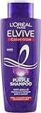 L'Oréal Paris Anti-Gelb Color Vive Purple Shampoo, Shampoo für gebleichtes Haar, Blond, Grau, 200 ml