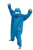 SMITHROAD Jumpsuit Tier Karton Fasching Halloween Kostüm Sleepsuit Cosplay Fleece-Overall Pyjama Schlafanzug Erwachsene Unisex Nachtwäsche L