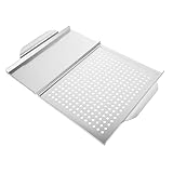 PHENOFICE Tragbare Grillpfanne Grillzubehör Abtropfplatten 2 In 1 Grillplatte Outdoor Grillplatte Grillzubehör Barbecue Grillrost Bbq Zubehör Grillplatte Für Zuhause Grillpfanne