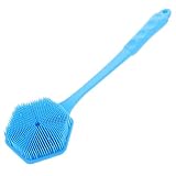 Homoyoyo Massage Badebürste Rückenschrubber Für Die Dusche Rückenreinigungsbürste Silikon Körperschrubberbürste Silikon Rückenbürste Massagebürste Langer Griff Duschbürste