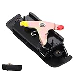 TOPBATHY Heckklappengriff Heckklappentürgriff Hintertürgriff Fliegengittertürgriff Heckklappenverriegelungsgriff Kofferraumtürgriff Heckklappenteile Kunststoff Schwarz