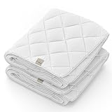 Sämann Bettdecke 140x200 cm, 2-teilige Ganzjahresdecke | atmungsaktive Steppdecke | fluffig weiche Hohlfaserfüllung | 60°C maschinenwaschbar