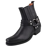 Dockers by Gerli Damen Biker Stiefelette Schwarz, Schuhgröße:EUR 40