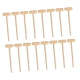 SEWACC 20 Stk Mini unvollendeter Hammer Bank Spielzeug hammer hammer spielzeug Kinder Mini-Spielzeug holzhammer mini Mini-Holzhammer Holzhammer Spielzeug lustiges Hammerspielzeug Hölzern