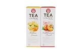 Tealounge Mediterranes Duo (40g) – Italian Lemon No. 882 & Mediterranean Peach No. 868 - Früchtetee – 2er Pack (2*8 Kapseln)