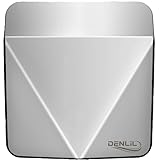 DENLIL Edelstahl elektrisch Händetrockner kommerzieller Hochleistungs mit HEPA Filter Trocknungszeit 7 Sekunden